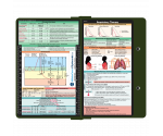 WhiteCoat Clipboard® - Army Green Respiratory Edition